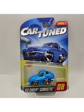 MGA CarTuned Series 2 No 08 63 Chevy Corvette Blue Walgreens